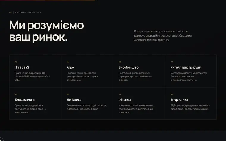 PRAVO / LAW OFFICE — Industries